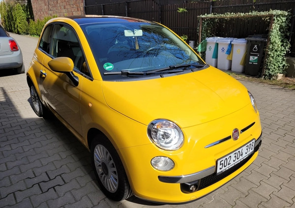 Fiat 500 cena 33999 przebieg: 79763, rok produkcji 2014 z Warszawa małe 191